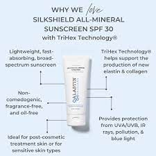 SilkSHIELD All Mineral Sunscreen SPF 30 with TriHex Technology